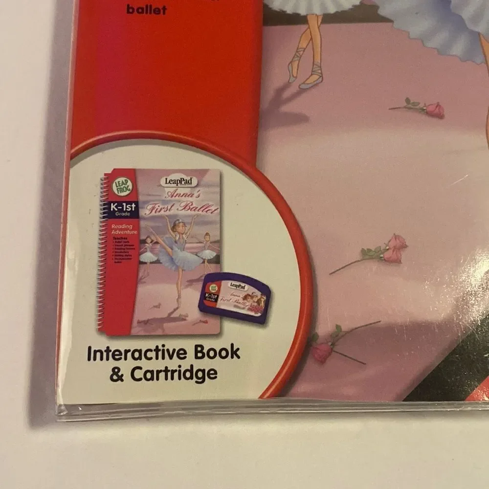 LeapFrog LeapPad Anna’s First Ballet Interactive Book Set K-1st Graders NWT